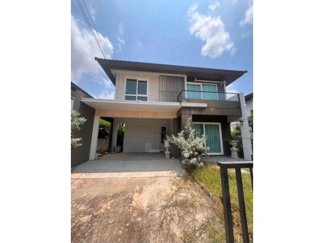 P772 ให้เช่าบ้านเดี่ยว หมู่บ้านพฤกษ์ลดา สุวรรณภูมิ