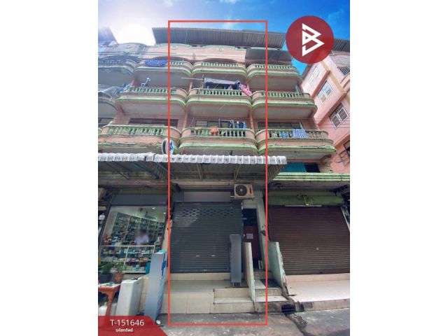 ขายด่วนอาคารพาณิชย์ 5 ชั้น พร้อมห้องเช่า ท่าทราย สมุทรสาคร ใกล้โรงงาน