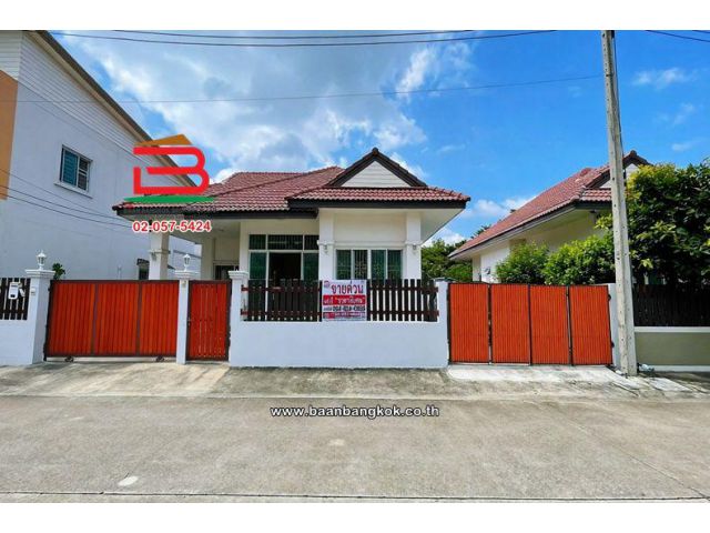 บ้านเดี่ยว ชั้นเดียว เนื้อที่ 56.2 ตร.ว. หมู่บ้านยิ่งรวย 9 ถนนโรจนะ ตำบลลำตาเสา อำเภอวังน้อย พระนครศรีอยุธยา