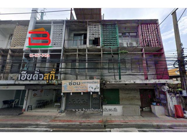 อาคารพาณิชย์ 3 ชั้น ซอยอินทามระ 40 (ใกล้มหาวิทยาลัยหอการค้า) เนื้อที่ 14 ตรว. แขวงดินแดง เขตดินแดง