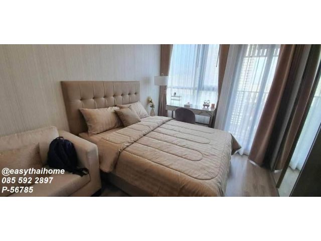 P-56785 ให้เช่าคอนโดหรู KnightsBridge Prime Onnut ชั้น 20 วิวเมืองสวย เพียง 17,000.-/เดือน Studio 23 ตร.ม. แต่งครบ
