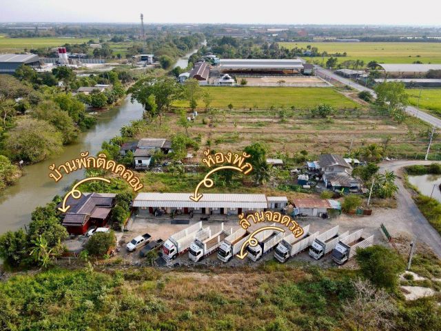 ที่ดินพร้อมสิ่งปลูกสร้าง ทำกิจการ ห้องพัก ที่จอดรถ 6-10 ล้อ คลอง 10 อ.ลำลูกกา จ.ปทุมธานี