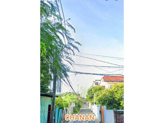 ขายที่ดิน ถ.แพรกษา ซ.เทศบาลบางปู26 อ.เมืองสมุทรปราการ จ.สมุทรปราการ เนื้อที่1ไร่86.8ตรว