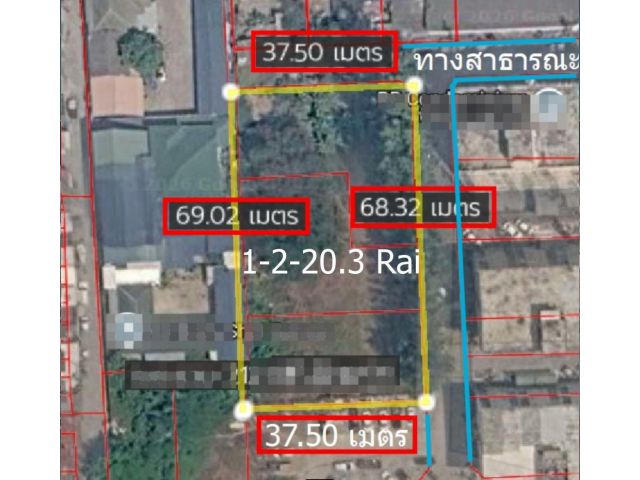 L697-ขายที่ดินเปล่า 1ไร่ครึ่ง หลัง รพ.เชียยงใหม่ราม 2 ต.ท่าศาลา อ.เมืองเชียงใหม่ จ.เชียงใหม่)