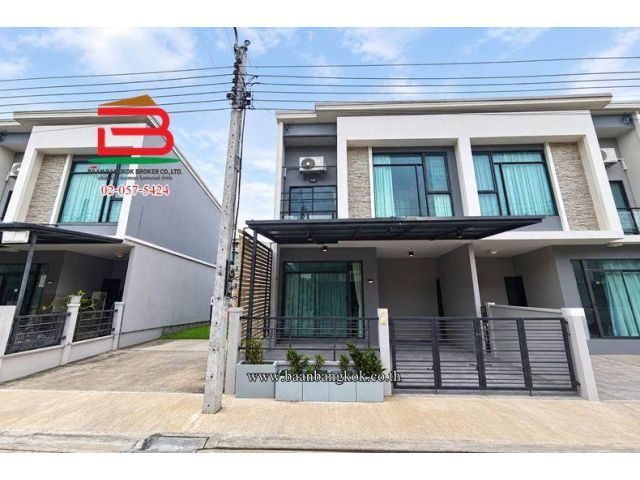 ทาวน์โฮม พลีโน่ พหลโยธิน-วัชรพล (ใกล้บิ๊กซีมินิ) เนื้อที่ 18.3 ตรว. แขวงคลองถนน เขตสายไหม