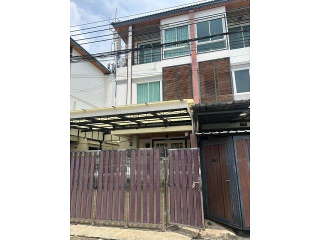 ให้เช่าทาวน์เฮ้าส์ 3 ชั้น 3 นอน ซอย 20 มิถุนา รัชดา ใกล้ MRT สุทธ