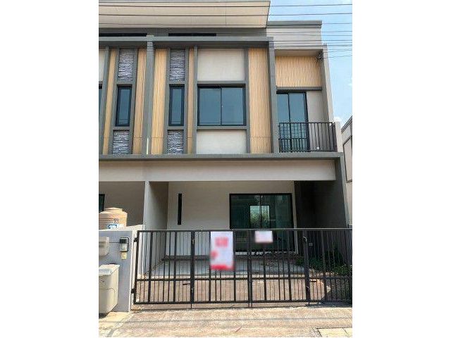 ทาวน์โฮม-2-ชั้น-สไตล์รีสอร์ต- ย่านบางบัวทอง-ติดถนน-345-ต-ลำโพ-อ-บ