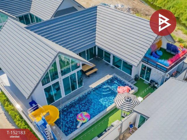 ขายบ้านเดี่ยวสไตล์พูลวิลล่า เนื้อที่ 90 ตร.วา ชะอำ เพชรบุรี