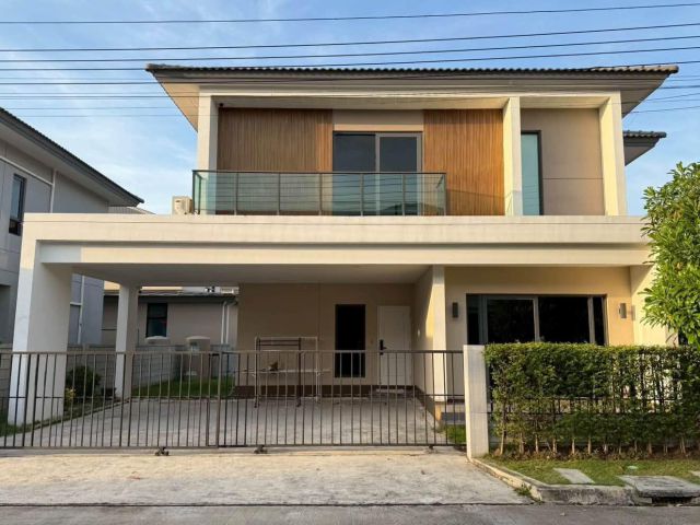 U1488 ให้เช่าบ้านเดี่ยว 2 ชั้น หมู่บ้านเซนโทร พระราม 2 พุทธบูชา Centro Rama2 Phutthabucha บ้านสวย พร้อมเฟอร์ ทำเลดีเดิน