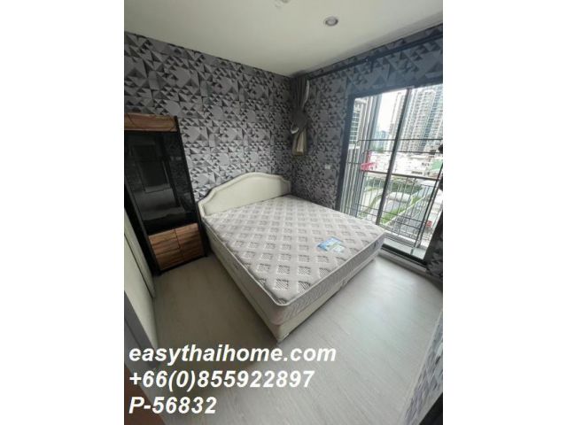 P-56832 ให้เช่า Rhythm Asoke 1 (ริทึ่ม อโศก 1) | 1 ห้องนอน 1 ห้องน้ำ | 32 ตร.ม. | ชั้น 11 | วิวเมือง | เฟอร์นิเจอร์ครบ