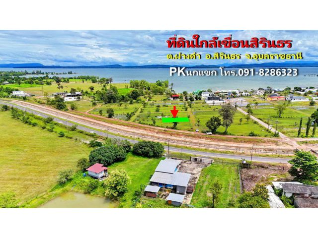 ขายที่ดินเขื่อนสิรินธร จ.อุบลราชธานี ( ราคาพิเศษ 480,000.- )