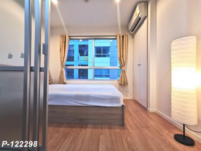 P-122298 ขายคอนโด Lumpini Ville Onnut 46 ใกล้ BTS อ่อนนุช | 1 ห้องนอน 23 ตร.ม. ชั้น 6 ห้องมุม เฟอร์+เครื่องใช้ไฟฟ้าครบ เพียง 1.56 ล้าน