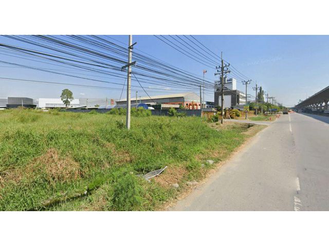 ขายที่ดิน 10 ไร่ ติดถนนบางนา-ตราด กม.31 ขาออก ต.บ้านระกาศ อ.บางบ่อ จ.สมุทรปราการ