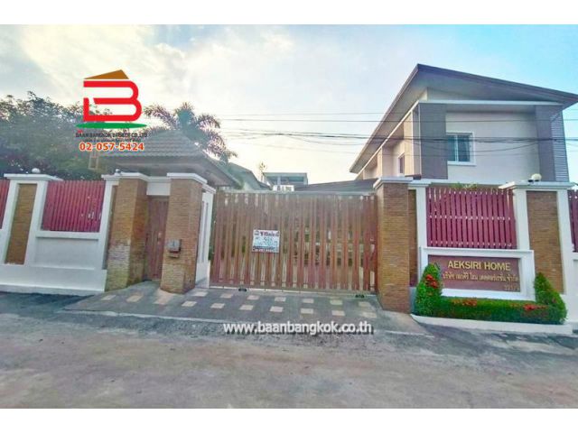 ที่ดินพร้อมบ้าน พุทธมณฑลสาย 2 ซอย 7 เนื้อที่ 398 ตรว. (ใกล้International Pioneers School) แขวงบางแคเหนือ เขตบางแค