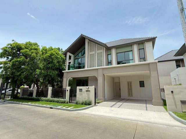 ขายบ้านตัวอย่าง พร้อมเฟอร์นิเจอร์ทุกชิ้น บางกอกบูเลอวาร์ด เวสต์เกต Bangkok Boulevard Wesgate เเบบบ้าน Monaco พื้นที่ใ
