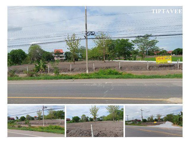 00011 ให้เช่าที่ดินสุพรรณบุรี 600 ตรว ติดถนน 3351 บางสาม-บางปลาม้า Rent SuphanBuri Land on Bangsam-Bangplama Roadside