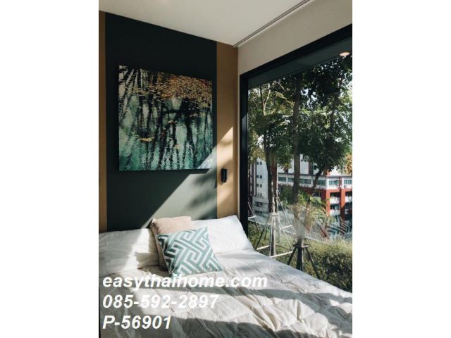 P-56901 ให้เช่าคอนโด Ideo Mobi Asoke ใกล้ MRT เพชรบุรี | ทำเลดีใกล้ Singha Complex เฟอร์+เครื่องใช้ไฟฟ้าครบ