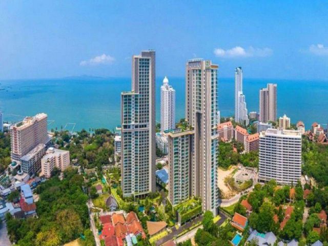 ขายคอนโด The Riviera Wongamat วงศ์อมาตย์ พัทยา 1นอน ห้องมุม วิวทะ