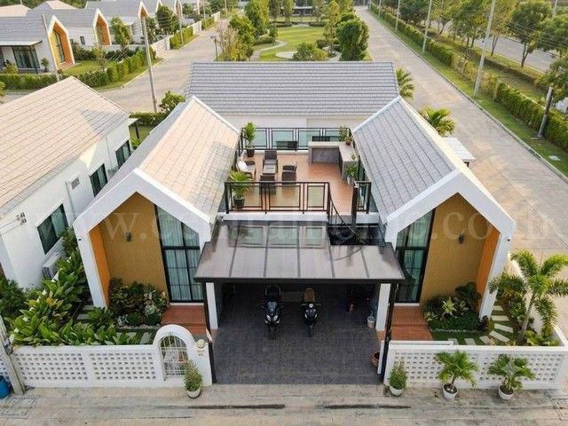 บ้านเดี่ยว ชั้นเดียว 91 ตรว. สไตล์นอร์ดิก (Nordic House Style) สว