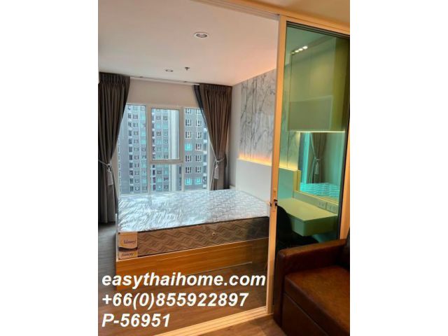 P-56951 ให้เช่า Regent Home Bangna (รีเจ้นท์ โฮม บางนา) | 1 ห้องนอน 1 ห้องน้ำ | 28 ตร.ม. | ชั้น 25 อาคาร D | วิวเมือง