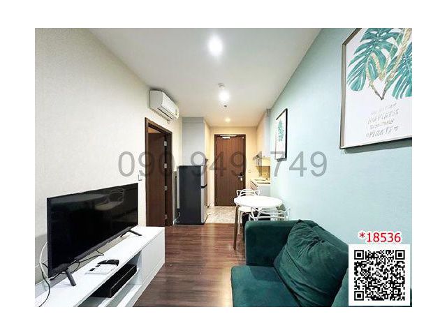 เช่า คอนโด Whizdom Inspire สุขุมวิท ขนาด 1 ห้องนอน ชั้น 8 ใกล้รถไฟฟ้า BTS ปุณณวิถี