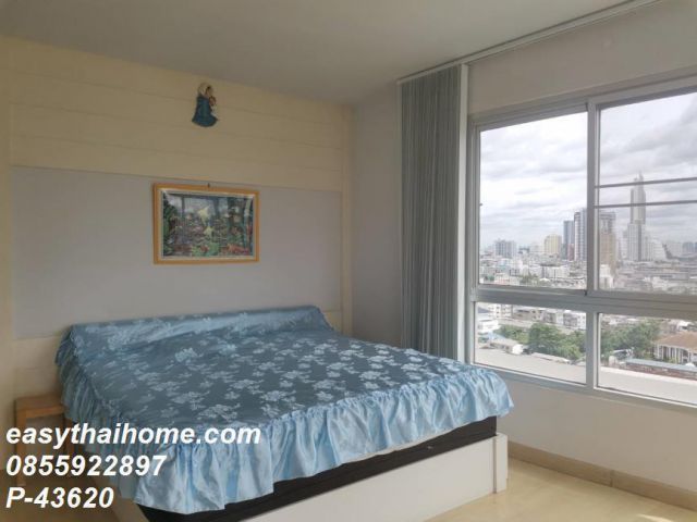P-43620 ให้เช่า Supalai River Place (ศุภาลัย ริเวอร์เพลส) | 2 ห้องนอน 2 ห้องน้ำ | 105 ตร.ม. | ชั้น 17 | วิวแม่น้ำ | เครื่องใช้ไฟฟ้าครบ