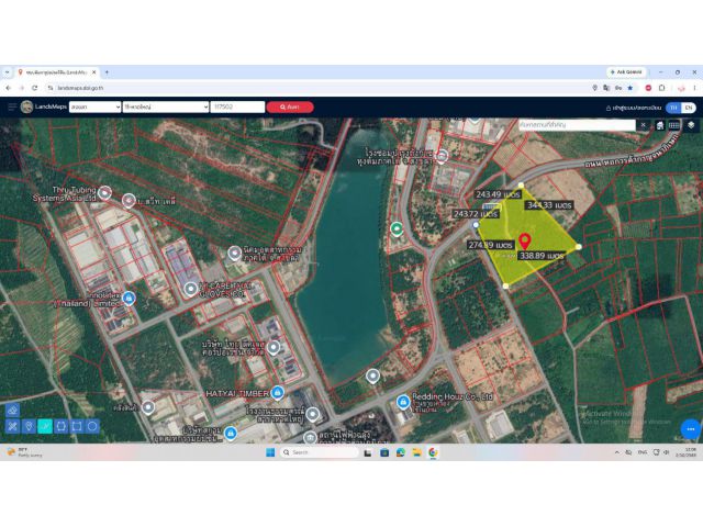 ขายที่ดินติดทางเข้านิคมอุตสาหกรรม ภาคใต้ จ.สงขลา