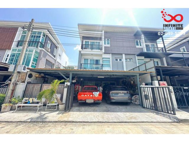 ขายทาวน์โฮม 3 ชั้น 2 หลัง 64 ตร.ว. ม.ชวนชื่น โมดัส วิภาวดี-รังสิต 37 ใกล้สนามบินดอนเมือง