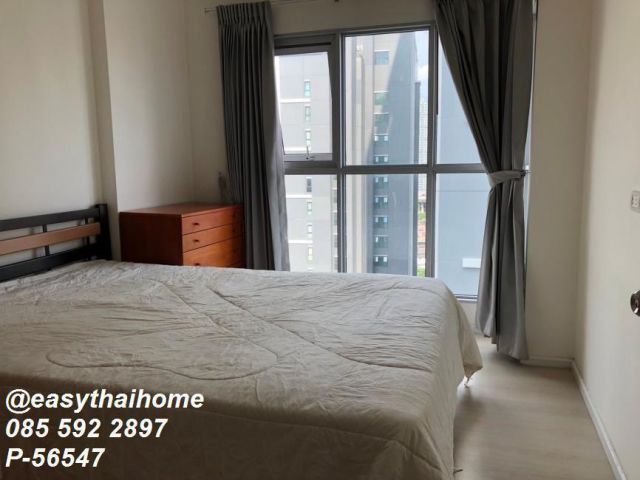 คอนโดใกล้ BTS พระโขนง ให้เช่า! Aspire Sukhumvit 48 P-56547] 1 ห้องนอน ชั้น 16 อาคาร N | Line@easythaihome 085-592-2897