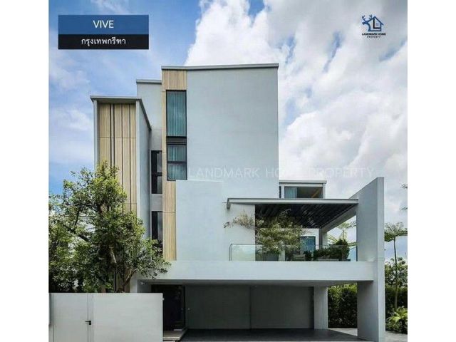 IN-176 ให้เช่าบ้านหรู 3 ชั้น VIVE กรุงเทพกรีฑา 4นอน 1duplex 5 น้ำ มีลิฟท์ส่วนตัว บ้านเปล่าพร้อมยกเฟอนิเจอร์เข้าอยู่ได้เล