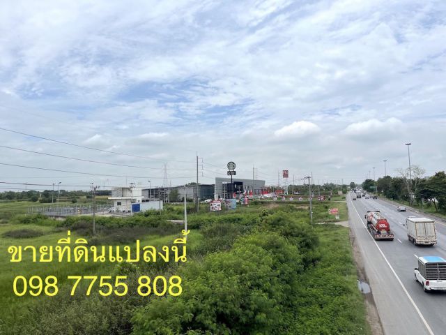 ขายที่ดินติดถนนสายเอเชีย ตรงข้ามนิคมไฮเทค บางปะอิน 081 336 9775