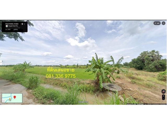ขาย 5 ล้าน 9 แสนบาท ยกแปลง ที่นา 17 ไร่ เมืองอ่างทอง 081 336 9775