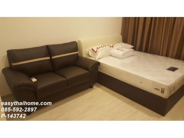 P-143742 ให้เช่าคอนโด Ideo Mobi Sukhumvit Eastgate ใกล้ BTS บางนา | สตูดิโอ 21 ตรม. ชั้น 10 วิวเมือง แต่งสวยพร้อมอยู่