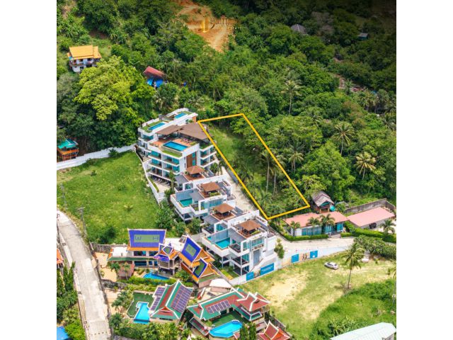 ขายที่ดินภูเก็ตบนเนินกะรน 920 ตร.ม. วิวทะเล เหมาะสร้าง Luxury Pool Villa ภูเก็ต