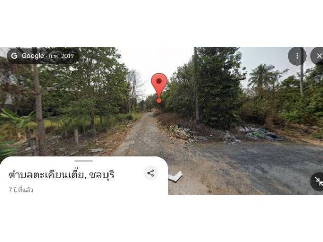 ขายที่ดิน 119 ตรว.ใกล้มินิบิ๊กซี700 เมตรต.ตะเคียนเตี้ย อ.บางละมุง จ.ชลบุรี