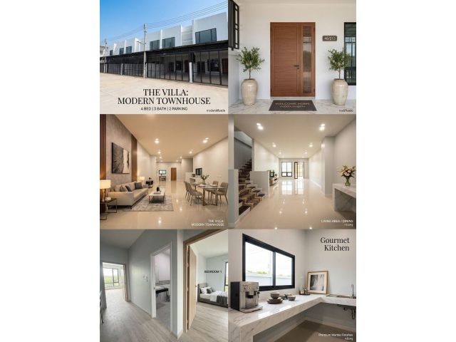 โปรโมชั่นพิเศษ ทาวน์โฮม 2 ชั้น 3 ห้องนอน 3 ห้องน้ำ 2 ที่จอดรถ 1 ห้องเก็บของ พร้อมครัว และพื้นที่ซักล้างขนาดใหญ่
