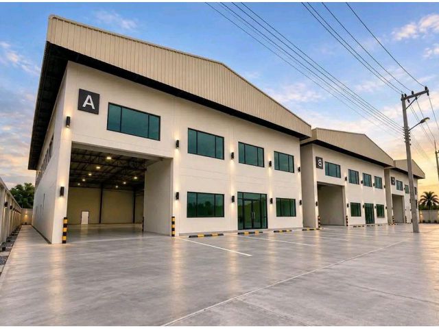 หลุดจองด่วน! ให้เช่าโกดัง/โรงงานสเปกเทพ 1,000 ตร.ม. ขอ รง.4 ได้ ไฟ 3 เฟส หลังเซ็นทรัลมหาชัย รถเทรลเลอร์เข้าสบาย