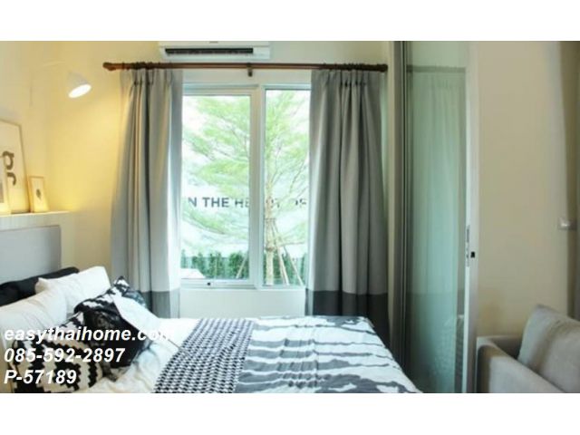 P-57189 ให้เช่าคอนโด Chapter One Eco Ratchada - Huaikwang ใกล้ MRT ห้วยขวาง | แต่งครบพร้อมอยู่ Line@easythaihome