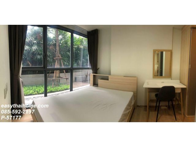 P-57177 คอนโดให้เช่า Taka Haus Ekamai 12 ใกล้ BTS เอกมัย | ชั้น 1 วิวสวนร่มรื่น ติดสวนส่วนตัว แสนสงบ Line@easythaihome