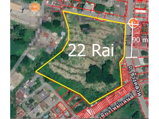 L700-ขายที่ดินผังแดง 22 ไร่ (ข้างเชียงใหม่แลนด์) ช้างคลาน เมืองเชียงใหม่ เชียงใหม่
