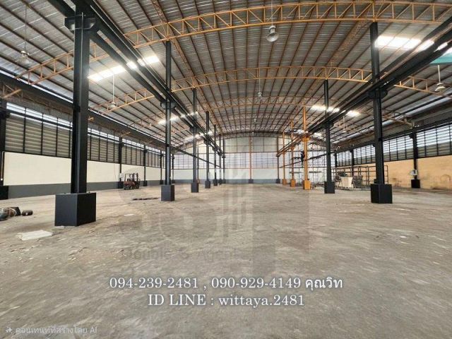 #ให้เช่าโกดังลาดหลุมแก้ว ปทุมธานี ขนาด 2300 ตรม. ค่าเช่า 253,000 บาท