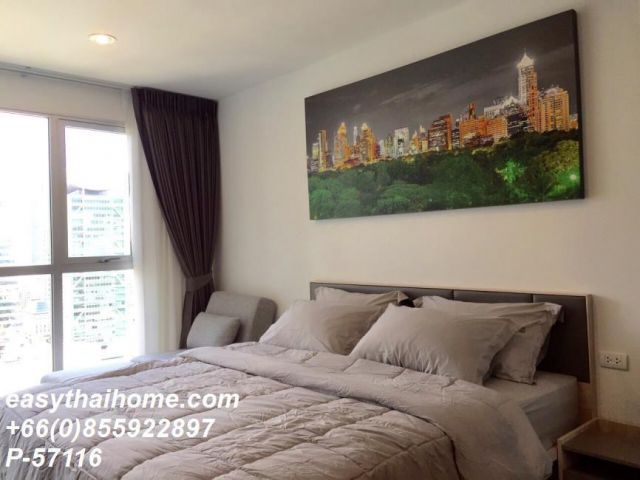 P-57116 ให้เช่า Rhythm Sathorn - Narathiwas (ริทึ่ม สาทร-นราธิวาส) | 1 ห้องนอน 1 ห้องน้ำ | 38 ตร.ม. | ชั้น 22 | วิวเมือง