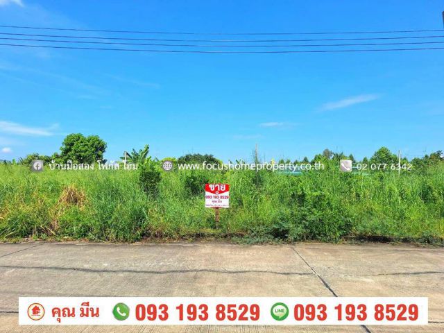 ขาย ที่ดินเปล่า 65 ตารางวา หมู่บ้าน เอกสิริน ลำโพ