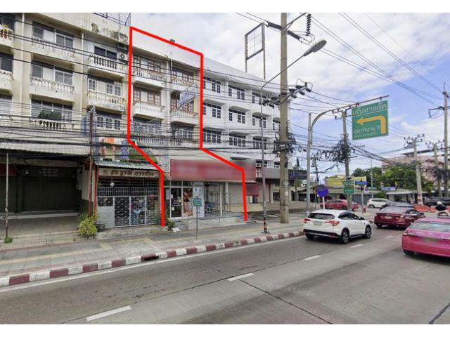 ขายอาคารพาณิชย์ ปากซอยรามอินทรา 109 ติดถนนรามอินทรา เนื้อที่ 48 ตร.ว. 2 คูหา