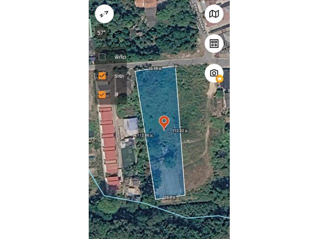 ที่ดินแปลงสวยบ้านฉางระยอง 2ไร่57ตร.ว. เหมา 8ล้าน ยกแปลง ต.บ้านฉาง อ.บ้านฉาง จ.ระยอง  ที่ดินแปลงสวยเหมาะสร้างโครงการบ้าน