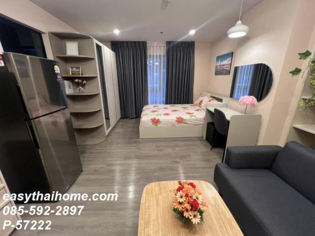 P-57222 คอนโดให้เช่า Regent Home Wutthakat ใกล้ BTS ตลาดพลู | เฟอร์ครบ+เครื่องใช้ไฟฟ้ามีเครื่องซักผ้า เพียง 11,000 บาท