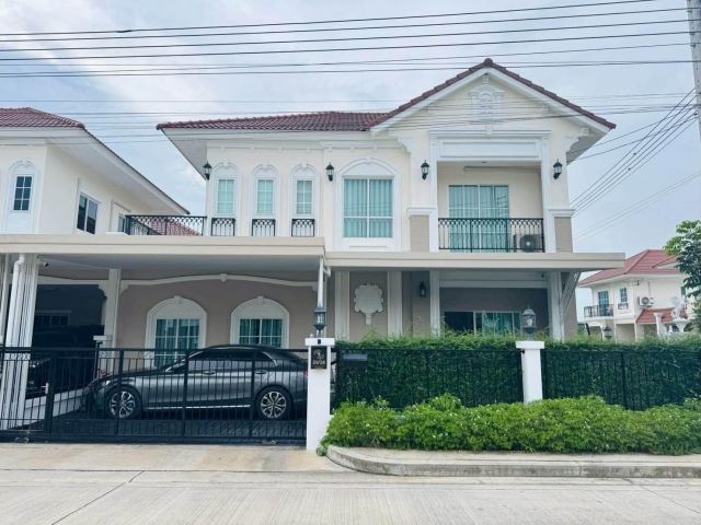 U1507 ปล่อยเช่าบ้านเดี่ยว 2 ชั้น หมู่บ้านบ้านลลิลเดอะเพรสทีจ วงแหวนฯ-ลำลูกกา คลอง 6 Lalin The Prestige Wongwan-Lumlukka