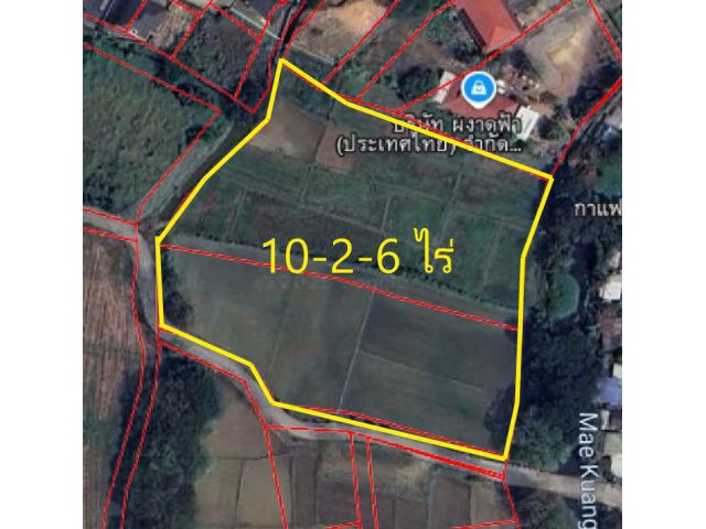 L560 ขายที่ดินเปล่า 10-2-6 ไร่ ( ต.สันพระเนตร อ.สันทราย จ.เชียงใหม่)