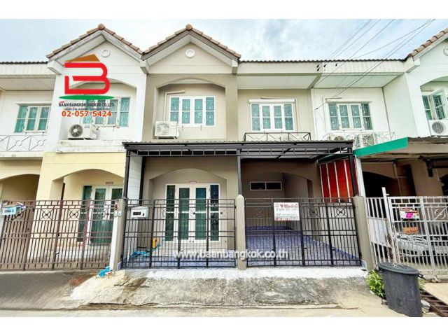 ทาวน์โฮม หมู่บ้าน บัวทองธานี เฟส18 เนื้อที่ 18 ตรว. ถนนกาญจนาภิเษก ตำบลบางบัวทอง อำเภอบางบัวทอง นนทบุรี