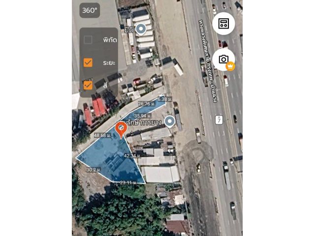 ด่วนที่ดินหนองข้างคอกติดถนนมอเตอร์เวย์ 301 ตร.ว. เหมา 4.6ล้าน ต.หนองข้างคอก อ. เมือง ข.ชลบุรี   ที่ดินติดถนนสองด้าน